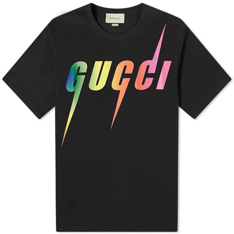 gucci t shirt rainbow|gucci polo shirt cheap.